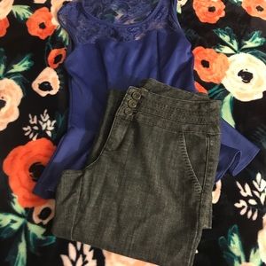 Maurices dark wash pants